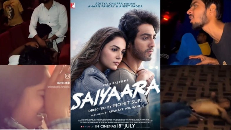 ‘Saiyaara’ Box Office Craze: Fans ‘Cry’, ‘Scream’, and ‘Faint’ in Theatres While Watching Ahaan Panday and Aneet Padda’s Movie – Genuine Emotional Displays or Viral PR Stunts? (Watch Videos)