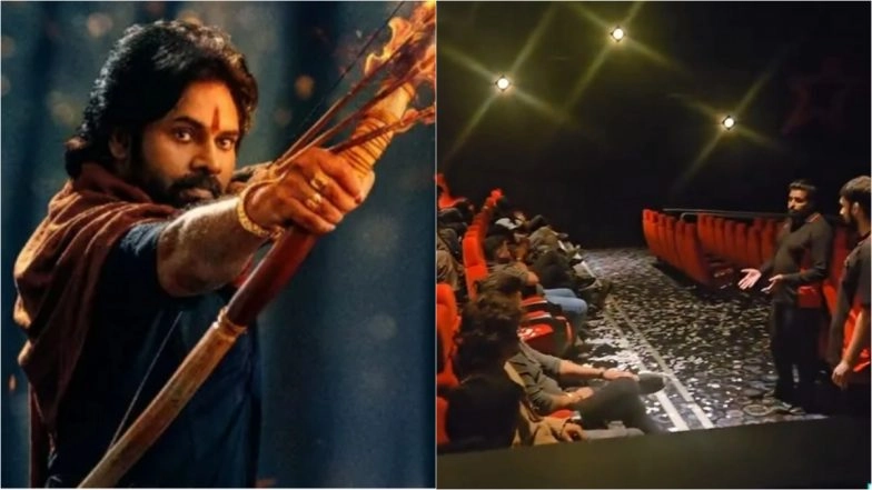 ‘Hari Hara Veera Mallu’: UK Theatre Halts Screening of Pawan Kalyan’s Movie After Fans Throw Confetti Inside the Hall (Watch Viral Video)