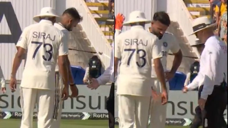 ‘Dimaag Mein Mat Rakh!’ Mohammed Siraj’s Words of Advice to Akash Deep Caught On Stump Mic During IND vs ENG 2nd Test 2025 (Watch Video)