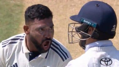 Mohammed Siraj Gives Fiery Send-Off to Ben Duckett After Dismissing Him, Both Players Engage in Physical Contact During IND vs ENG 3rd Test 2025 (Watch Video)