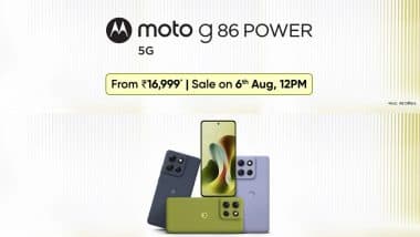 Moto G86 Power 5G Launched in India Featuring MediaTek Dimensity 7400 SoC, 6,720mAh Battery; Check Price, Sale Date, Specifications and Features