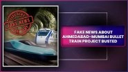 Fact Check: Will Japanese Bullet Train Not Run Between Ahmedabad and Mumbai? Govt Debunks Fake News of Replacing Shinkansen With Vande Bharat Train