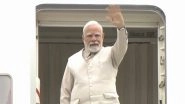 PM Narendra Modi Embarks on 2-Nation Visit to UK and Maldives, Hopes To Solidify Bilateral Relations (Watch Videos)