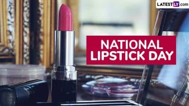 National Lipstick Day 2025 Date and Significance: Everything To Know About the Day That Celebrates the Beauty Industry