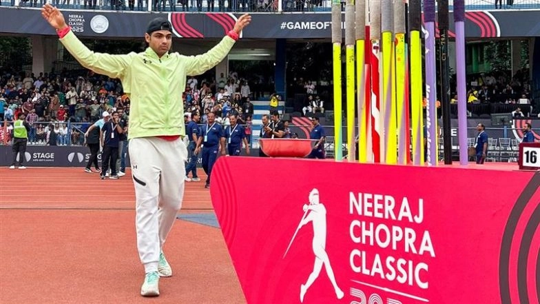 Neeraj Chopra Wins NC Classic 2025, Clinches Men's Javelin Throw Title With 86.18 M Throw