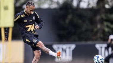 Will Neymar Play in Sport vs Santos Brazilian Serie A 2025 Match? Here’s the Possibility of Star Footballer Featuring in Starting XI