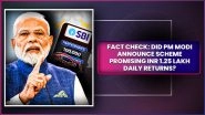 Has PM Modi Announced Scheme Promising INR 1.25 Lakh Daily Returns on INR 21,000 Investment? PIB Fact Check Debunks Digitally-Manipulated Video
