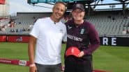 Sophie Ecclestone Becomes Youngest English Woman To Make 100 T20I Appearances, Presented With Special Cap by Everton Great Phil Jagielka Ahead of IND-W vs ENG-W 4th T20I 2025 (See Pics)