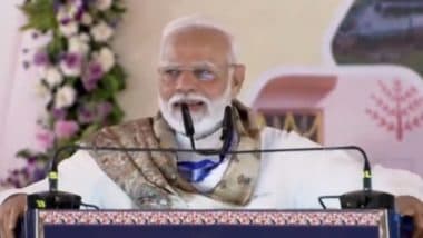 PM Narendra Modi Launches Infrastructure Projects Worth INR 7,200 Crore, Says Bihar’s Growth Vital for Viksit Bharat (Watch Videos)
