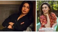 &lsquo;She Was Too Young, Sending Condolences to Parag&rsquo;: Priyanka Chopra Reacts to Shefali Jariwala&rsquo;s Untimely Death &ndash; See Post