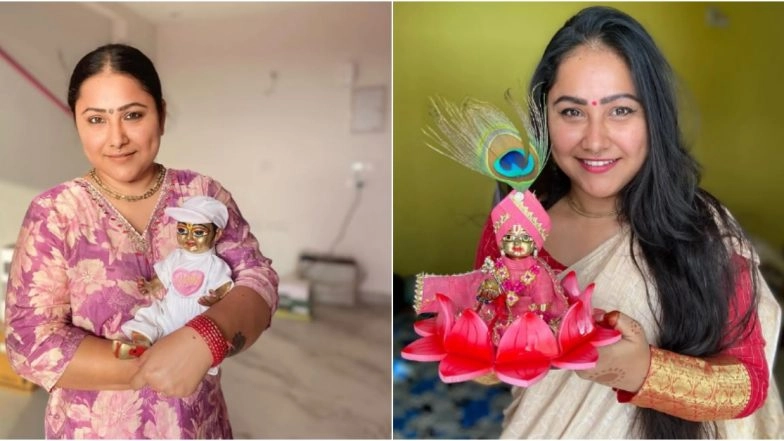 Priyanka Pandit Bhakti Viral Videos: After Fake MMS Leak Scandal That Ended Her Career, Bhojpuri Actress Embarks on a Transformative Spiritual Journey in Vrindavan