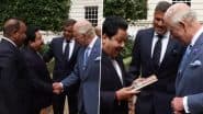 Rajeev Shukla Gifts His Book ‘Scars of 1947: Real Partition Stories' to King Charles III As He Meets the Royalty Alongside Team India Men's and Women's Team Cricketers (Watch Video)