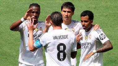 FIFA Club World Cup 2025 Live Streaming in India, Real Madrid vs Borussia Dortmund: Where To Watch CWC Quarterfinal Match Live Telecast on TV and Online With Free Football Score Updates in IST?