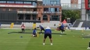 Rishabh Pant Practices Wicketkeeping With Taped Fingers As He Prepares For Upcoming IND vs ENG 4th Test at Manchester (Watch Video)