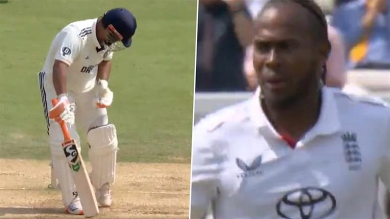 Jofra Archer Gives Aggressive Send-Off to Rishabh Pant After Star England Pacer Cleans Up Indian Batter During IND vs ENG 3rd Test 2025 (Watch Video)