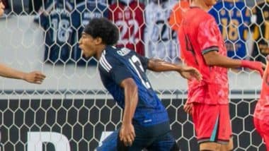 Ryo Germain Goal Video Highlights: Watch Sanfrecce Hiroshima Forward Score to Help Japan Win EAFF E-1 Football Championship 2025 Beating South Korea