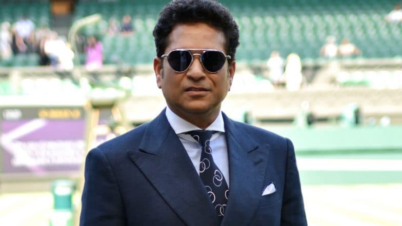 Sachin Tendulkar at Wimbledon 2025! Master Blaster Sports Stylish Suit as He Attends Taylor Fritz vs Carlos Alcaraz Men's Singles Semi-Final at Centre Court (See Pic)