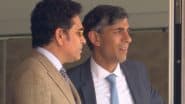 Sachin Tendulkar Spotted Chatting With Ex-UK PM Rishi Sunak While Attending IND vs ENG 3rd Test 2025 at Lord’s Cricket Ground (See Pic)