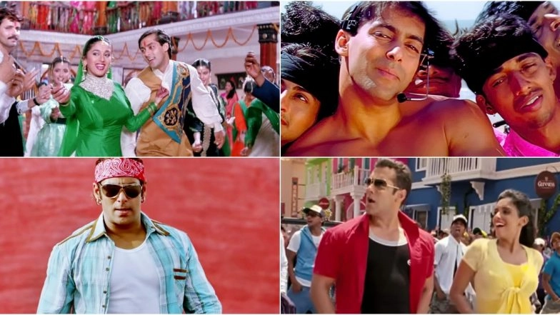 Salman Khan&rsquo;s Peppy Songs: From &lsquo;O Oh Jaane Jaana&rsquo; to &lsquo;Dhinka Chika,&rsquo; Best Dance Numbers Featuring Bollywood&rsquo;s &lsquo;Bhaijaan&rsquo; That Became Party Anthems (Watch Videos)