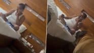 Sanjay Shirsat Viral Video: Maharashtra Minister Smokes Cigarette With Bag Full of Cash in Room, Shocking Clip Surfaces Day After IT Serves Him Notice; Sanjay Raut Reacts (Watch)