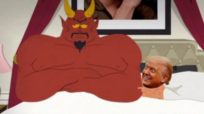 ‘South Park’ Trolls Donald Trump: US President Shown Naked With Tiny Pen*s in Bed With Satan in Season 27 Premiere Episode – White House Calls Show ‘Fourth-Rate’! (Watch Video)