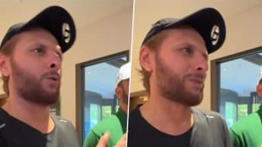 Shahid Afridi Opens Up On Cancellation of India Champions vs Pakistan Champions WCL 2025 Match, Says 'Siyasat Ko Hamesha Cricket Se Dur Rakhna Chahiye' (Watch Video)