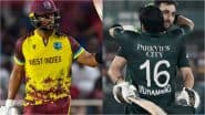 WI vs PAK 2025 Live Streaming Online and TV Telecast Channel: How To Watch T20I and ODI Series Live in Pakistan?