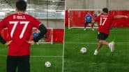 Shubman Gill, Rishabh Pant Play Penalty Shootout With Manchester United Footballers During Meet Up Ahead of IND vs ENG 4th Test 2025 at Old Trafford (See Pics)