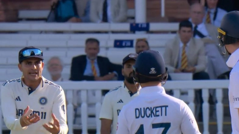 'Get Some F***** Balls' Angry Shubman Gill Engages in Heated Argument With Zak Crawley and Ben Duckett As England Try to Waste Time During IND vs ENG 3rd Test 2025 (Watch Video)