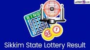 Sikkim State Lottery Result Today 6 PM Live: Dear Cupid Wednesday Lottery Result of August 13 2025 Declared Online, Watch Lucky Draw Winners List