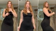 Sondra Blust Viral Video: American Social Media Influencer Grooves to &lsquo;MARTILLANDO&rsquo; in Black Bodycon Dress (Watch Instagram Reel)