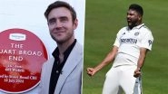 Stuart Broad Calls For 'Consistency' In Reprimanding Cricketers After Mohammed Siraj Penalised, Points Out Shubman Gill Escaping Fine Despite 'Swearing' Live On TV (See Post)