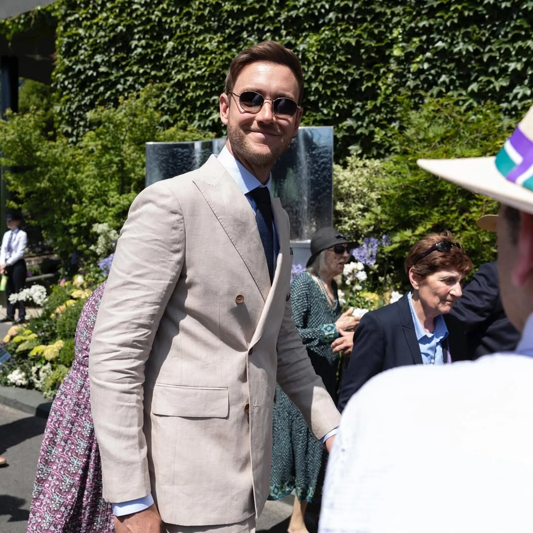 Stuart Broad Spotted Among Sporting Legends at Wimbledon 2025