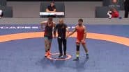 India’s Sujeet Kalka Stuns Paris Olympics Medalist Islam Dudaev 11–0 on Technical Superiority in Men’s 65 kg Pre-Quarter Final of Budapest Ranking Series 2025