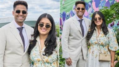 Suryakumar Yadav, Wife Devisha Shetty Attend Wimbledon 2025; India’s T20I Captain Makes Appearance After Successful Sports Hernia Surgery (See Pics)