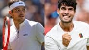 How To Watch Taylor Fritz vs Carlos Alcaraz Wimbledon 2025 Live Streaming Online? Get Live TV Telecast Details of Men's Singles Semi-Final Tennis Grand Slam Match