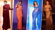 Kriti Sanon Birthday: 7 Saree Looks of the Actress that are Too Good to Ignore (View Pics)