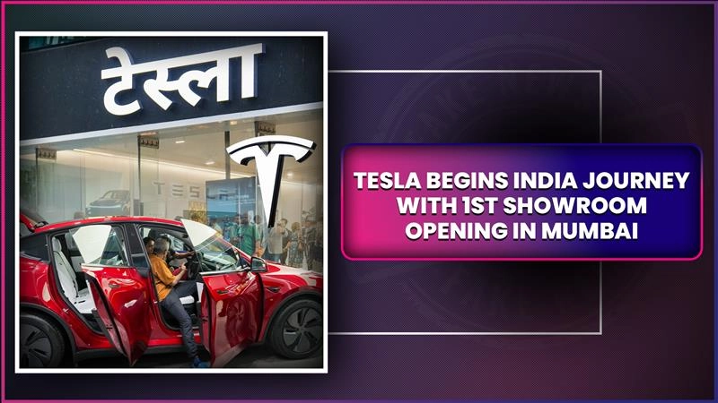 Tesla Car Price in India: Tesla Opens Showroom in Mumbai, Launches Model Y at Starting Price of INR 59.89 Lakh
