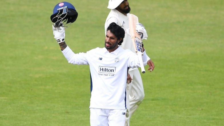 Tilak Varma Scores Classy Century in Hampshire vs Nottinghamshire County Championship Division One 2025 Match (Watch Video)