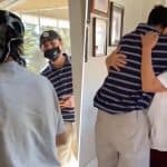 Viral Video: Man Disguises Himself As Amazon Guy To Surprise Grandmother After Being Away for 2 Years, Heartwarming Clip Surfaces