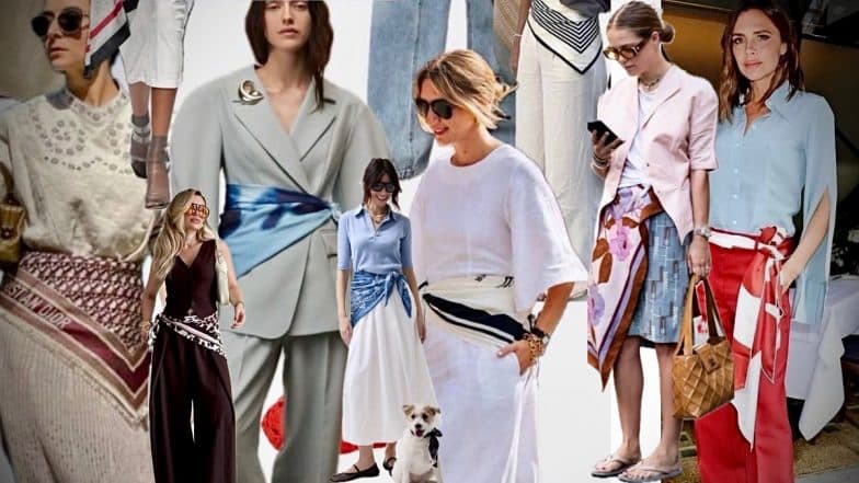‘Scarf Belts’ Have Taken Over the Fashion Scene, Becoming a Must-Have Street Style Trend!