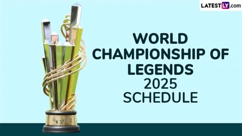 World Championship of Legends 2025: Schedule, Venue, Squads, Live Streaming, Telecast Details and All You Need to Know About WCL Season 2