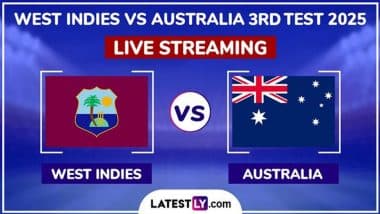 Where to Watch West Indies National Cricket Team vs Australia National Cricket Team 3rd Test 2025?