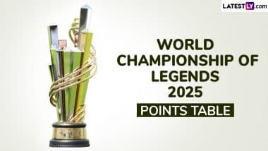 WCL 2025 Points Table Updated With Net Run Rate: South Africa Champions Remain on Top Despite Loss to Pakistan Champions