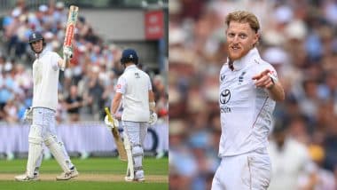 IND vs ENG 4th Test 2025 Day 2 Stumps: Ben Stokes’ Five-Wicket Haul, Ben Duckett-Zak Crawley Onslaught Give England Advantage Over India