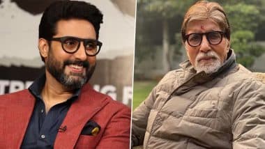 Amitabh Bachchan Cheers for Son Abhishek Bachchan’s Journey: ‘You’re Achieving It All on Your Own Terms’ (View Post)