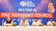 Congress OBC Advisory Council Passes 'Bengaluru Declaration', Seeks Caste Census and Breaking 50% Reservation Cap
