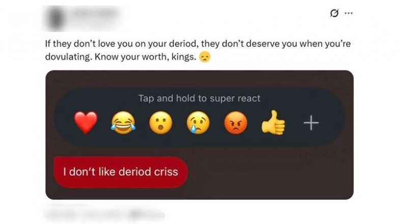What Is ‘Deriod?’ Cisgender Men Hijack Period Discourse With Distasteful ‘Deriod’ Memes and Cringy Videos, Here’s What the Sick TikTok Trend on Male Irritability Is All About