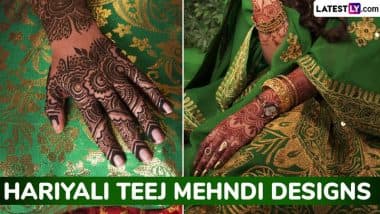 Hariyali Teej 2025 Mehendi Designs and Images To Celebrate the Festival 