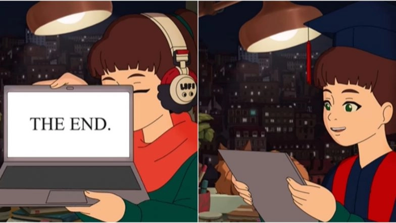 Lofi Girl Has Graduated! Iconic Animated Character From YouTube Channel Announces Milestone Achievement, Concluding Her Long-Standing Depiction of Perpetual Study Sessions (Watch Video)